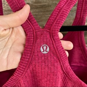 Lululemon Magenta Pink Ebb to Street Tank